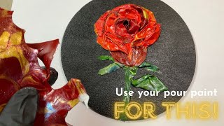 MAGNETIC 3D Acrylic Skin Rose - Fluid Art