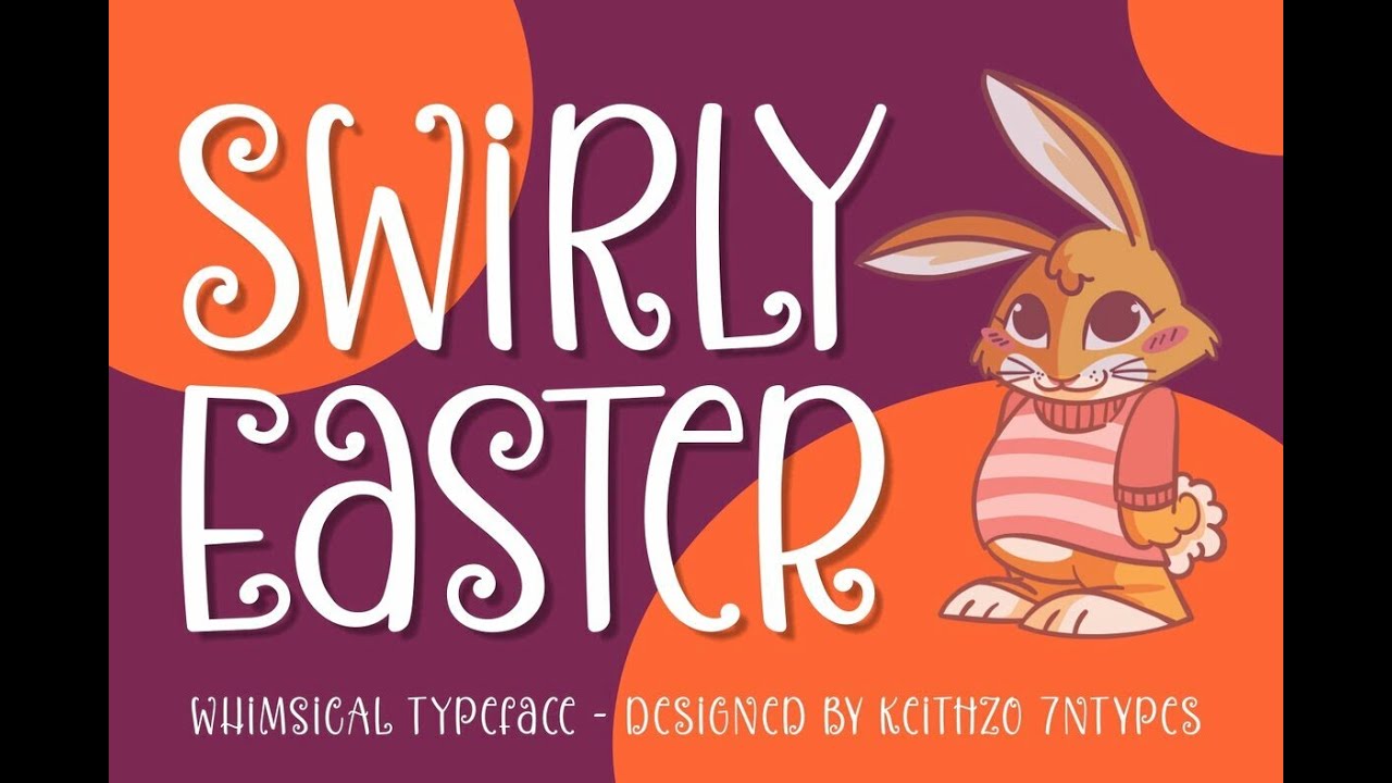 Download Swirly Easter Font