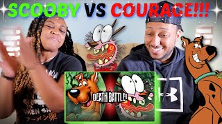 Death Battle! Scooby-Doo VS Courage the Cowardly Dog REACTION!!