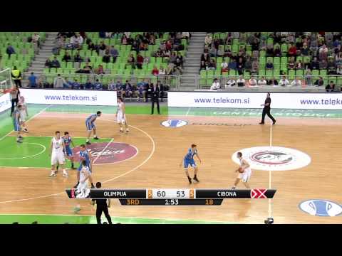 ABA Liga 2014/15, Round 14 match: Union Olimpija - Cibona (23.12.2014)