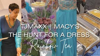 TJMAXX SWEATERS | MACY'S DRESSES | SAGA OF THE DRESS | RAINBOW TEA #fashion #macys #eventstyle