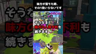 【スプラ3】味方が落ちた時、その1発いらないです #shorts  #スプラトゥーン3