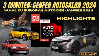 3 Minuten Genfer Autosalon 2024 - Kurzer Überblick der Highlights