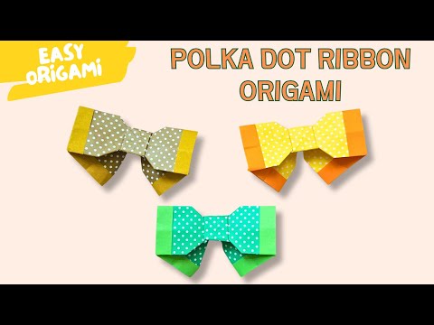 One Paper Gift Box Origami Cute Easy Folding Tutorial