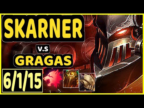 NJI (SKARNER) vs GRAGAS - 6/1/15 KDA JUNGLE GAMEPLAY - EUW Ranked GRANDMASTER