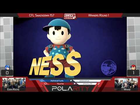 CFL Smackdown 157 WiiU - Eden Rocks (Megaman) vs Whasi (Ness) - Winners R1