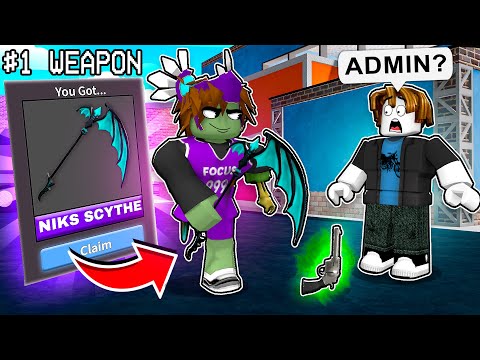 BEATING TEAMERS With NIKS SCYTHE in MM2.. (ADMIN ONLY)