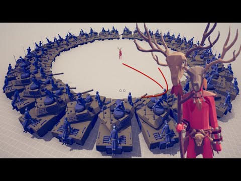 30x TANK vs 100x Bone Mage - Totally Accurate Battle Simulator