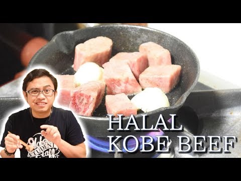 Halal Kobe Beef in Osaka (Sante Cafe)