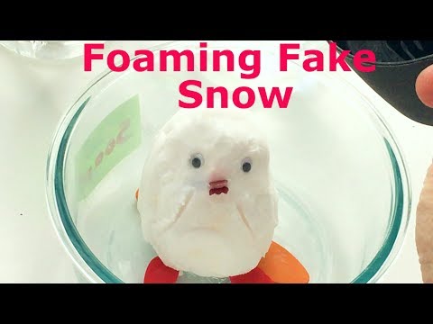 Make Fake Snow - Craft Your Science Project