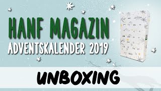 Hanf Adventskalender 2019 UNBOXING