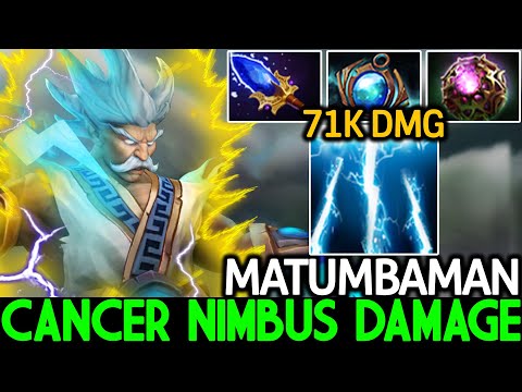MATUMBAMAN [Zeus] Cancer Nimbus Damage Hard Counter Gameplay 7.22 Dota 2