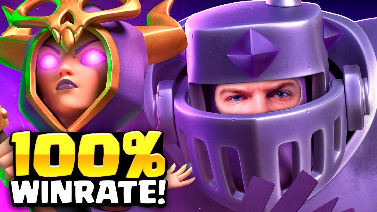 100% WINRATE WITH THIS TOXIC MEGA KNIGHT DECK