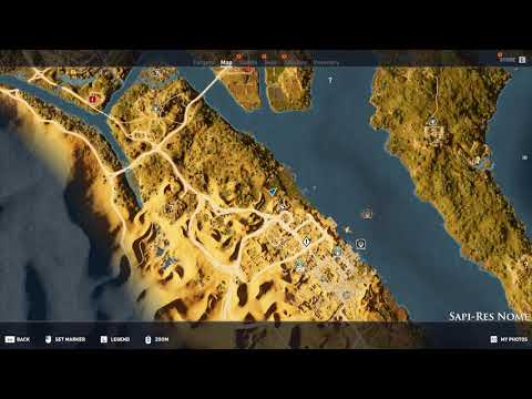Assassin's Creed Origins: Dead End Papyri Puzzle Location (Sapi-Res Nome)