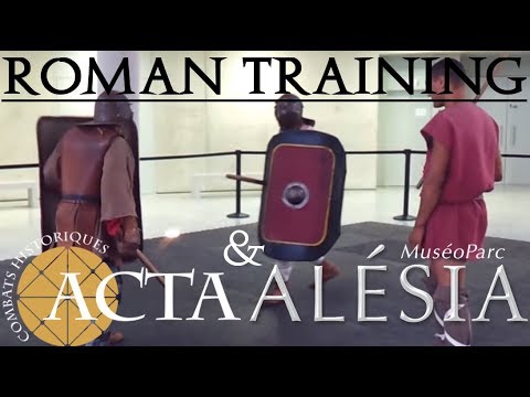 Roman training fight in Alesia - HEMA / AMHE historical non-choregraphed realistic fights 