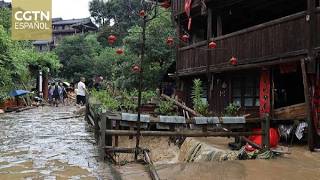 Las intensas lluvias continúan afectando a diversas zonas del sur de China