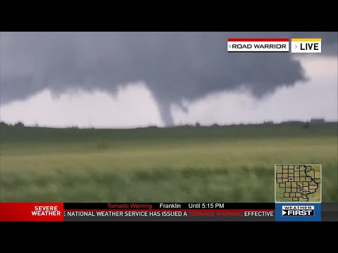 7/14/21 Historic Iowa Tornado Outbreak - Live TV Coverage 4:40pm - 5:30pm