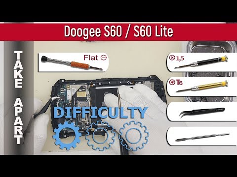 How to disassemble 📱 Doogee S60 and S60 Lite Take apart Tutorial