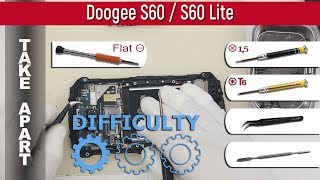 How to disassemble 📱 Doogee S60 and S60 Lite Take apart Tutorial