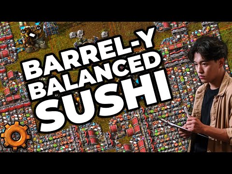 Beating Factorio with only Sushi belts.