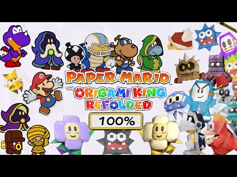 Full 100% Walkthrough - Paper Mario: The Origami King Refolded (100%)