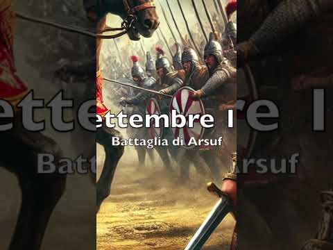 07/09/2024 - Battaglia di Arsuf #storia #arsuf #cuordileone #saladino #terzacrociata