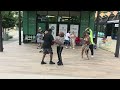WE DANCING OUTSIDE "ON THE WOOD" AT WALTER REED! WITH D.J. RICK G. 7/19/26 PT. 1