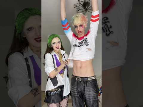 turning my boyfriend into HARLEY QUINN.