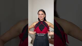 Download lagu BRA HACK FOR A HALTER TOP ✨ SUBSCRIBE FOR #fashionhacks mp3