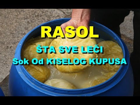 RASOL - ŠTA SVE LEČI Sok Od KISELOG KUPUSA