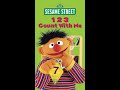Sesame Street 123 Count With Me 1997 VHS