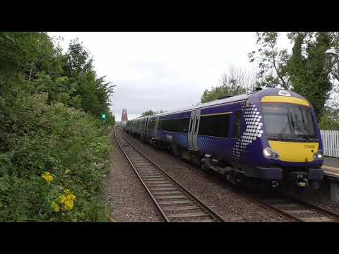 ScotRail Class 170's & a HST at Dalmeny: 17/07/20 | Includes de-branded 170418