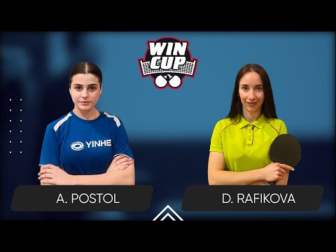 09:30 Anastasiia Postol - Diana Rafikova West 1 WIN CUP 12.05.2024 | TABLE TENNIS WINCUP