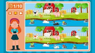 Viki Spotter: The Farm, Level 7 Walkthrough, 1080p/60FPS.