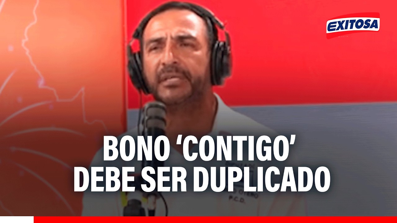 🔴🔵 candidato a diputado Emilio Otero busca aumentar bono para personas con discapacidad a S/ 600