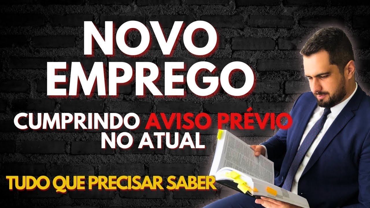 ARRUMEI OUTRO EMPREGO PRECISO CUMPRIR O AVISO PRÉVIO