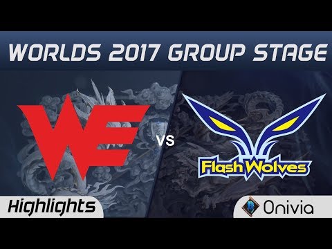 WE vs FW Highlights World Championship 2017 Group Stage Team WE vs Flash Wolves by Onivia