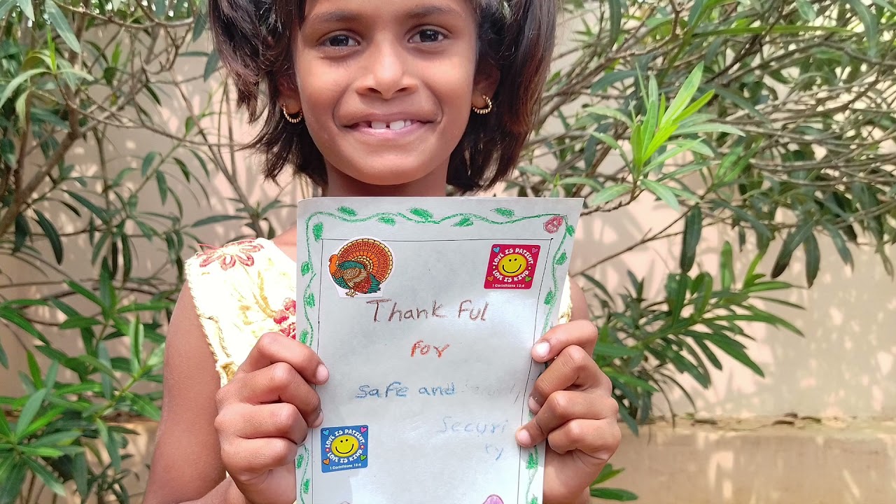 A Thanksgiving Message from Children of Faith Missions