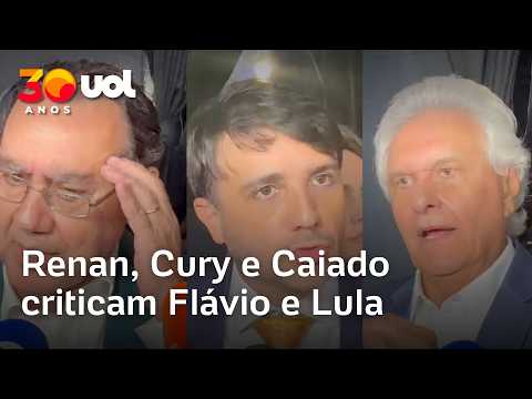 Debate da Band: Renan Santos, Caiado e Cury voltam a criticar Flávio e Lula por ausência
