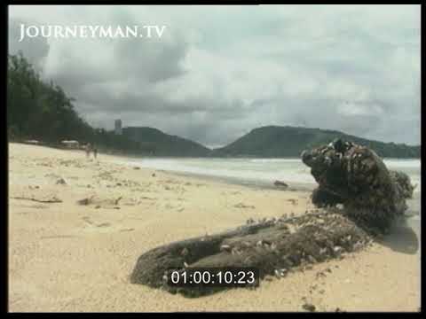 Tourists on the Beach in Phuket, Thailand, 1997