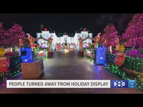 Dallas viral Christmas display: People turned away from Preston Hollow street