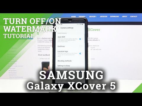 How to Customize Watermark in SAMSUNG Galaxy XCover 5 – Add Watermark to Photo