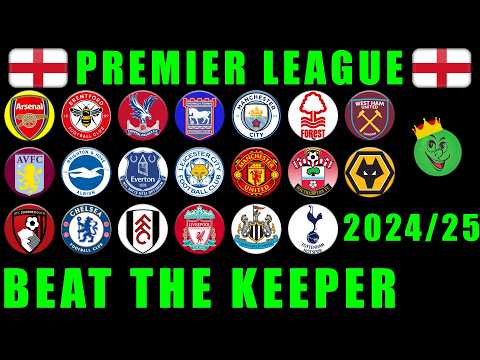 Premier League 2024/25 - Beat The Keeper Marble Race / Marble Race King