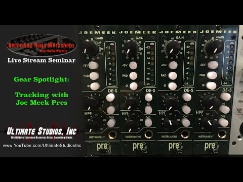 Gear Spotlight: Recording with Joe Meek Pres