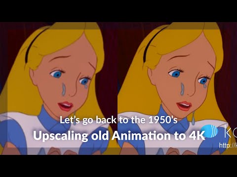 Upscaling 1950’s classic animation to 4K│Kokoon.cloud