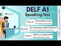 DELF A1 Speaking Test | DELF A1 Oral French Exam | DELF A1 Production Orale Practice