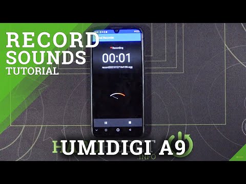 How to Record Sounds – Voice Recorder App in UMIDIGI A9