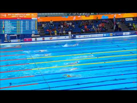 David Natación - Campeonatos Del Mundo De Budapest - 200 Metros Libres - Calle 5, 16.08.17