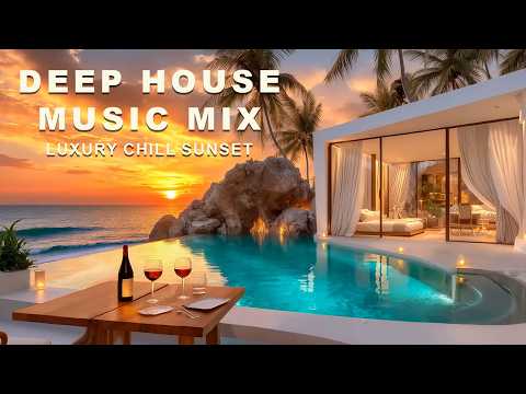 Luxury Evening Chill | Deep House Music for Relaxing by the Ocean Sunset