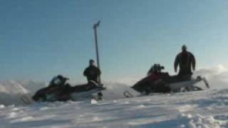 preview picture of video 'szalona jazda an skuterze śnieżnym'